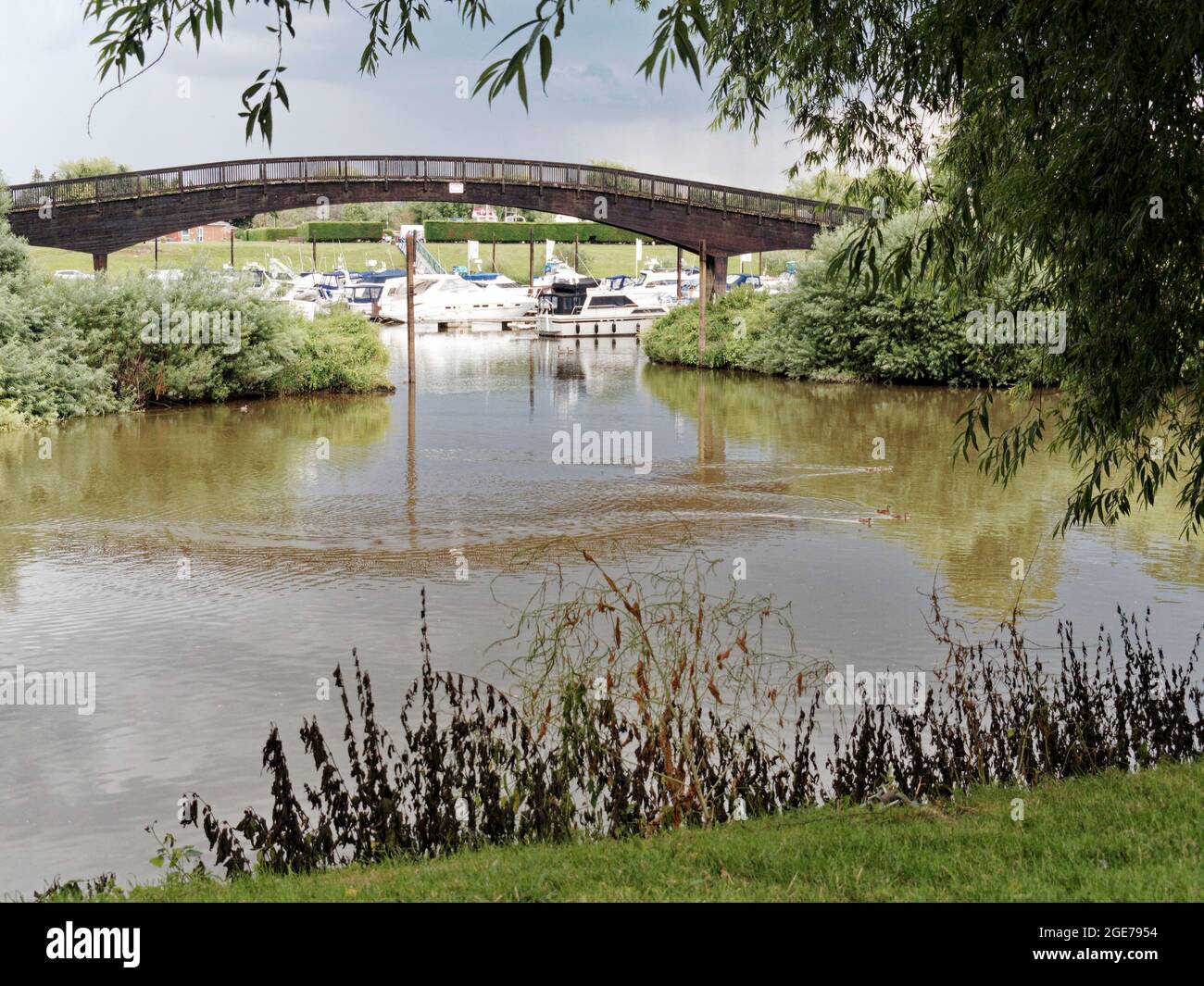 River Severn and Upton Marina at UptonuponSevern, Worcestershire