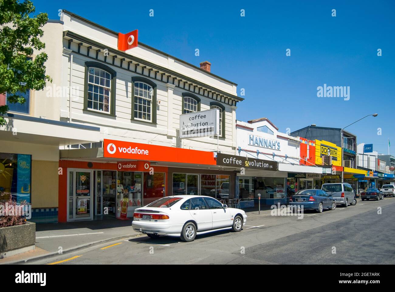 Town centre, East Street, Ashburton, Canterbury, New Zealand Stock Photo Alamy