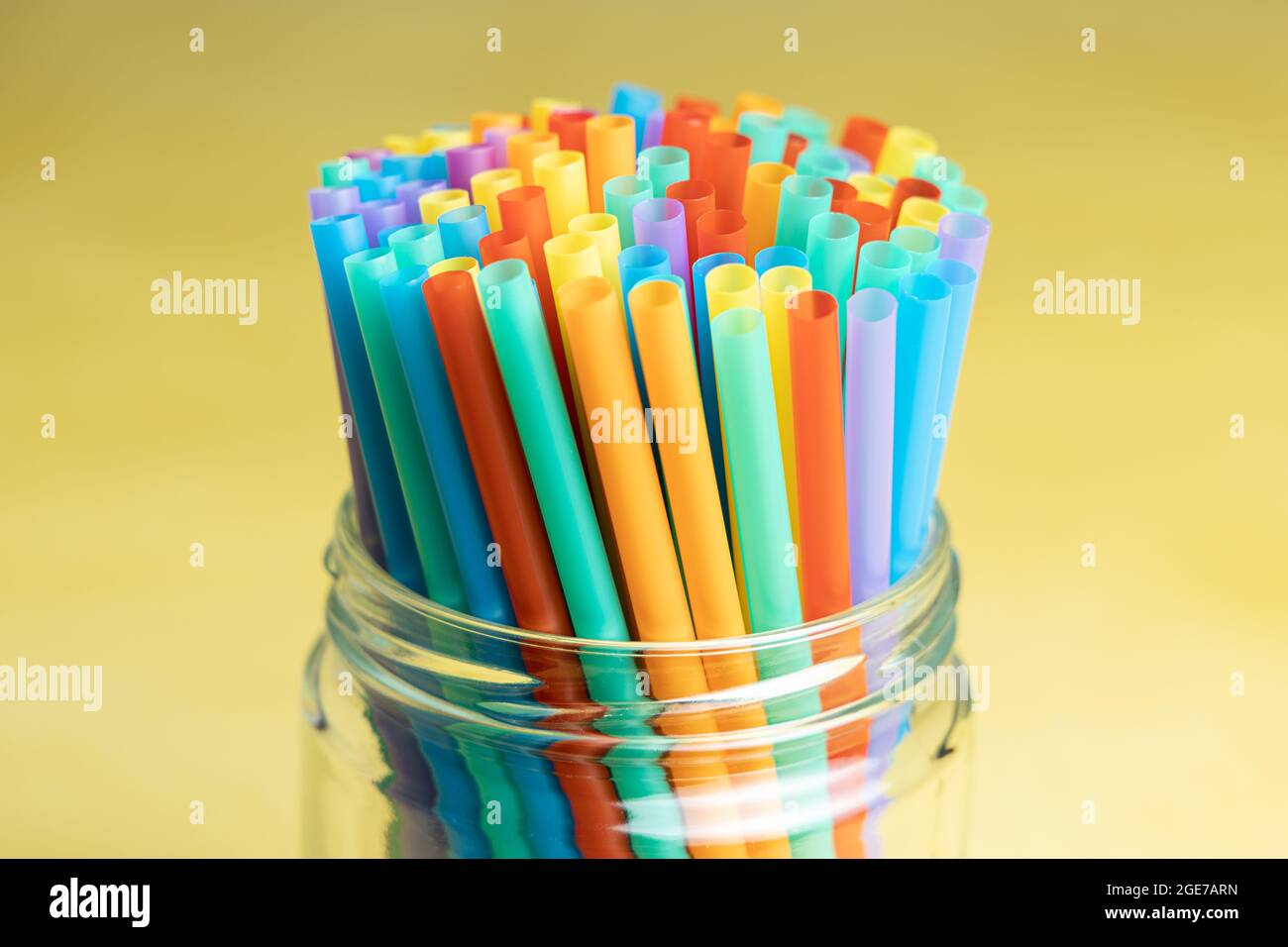 Plastic glass and straw hires stock photography and images Alamy