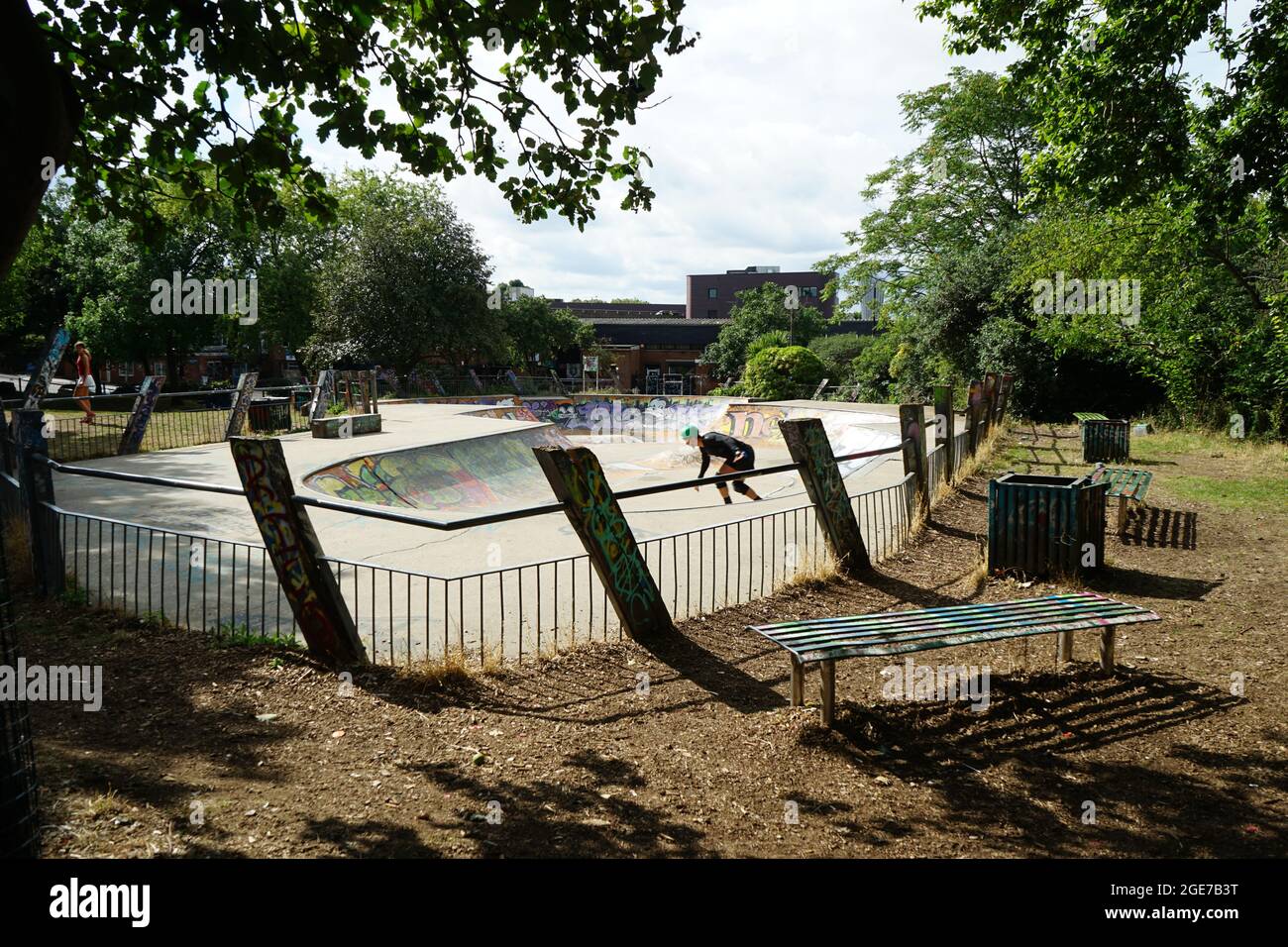 A Roller Skating court at Little Venice, From Warwick Ave to Ladbroke