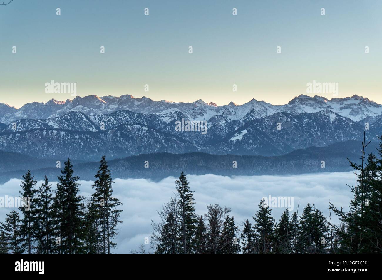 Warm sunrise in the mountains hi-res stock photography and images - Alamy