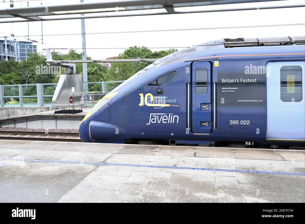 Southeastern high speed javelin train hires stock photography and