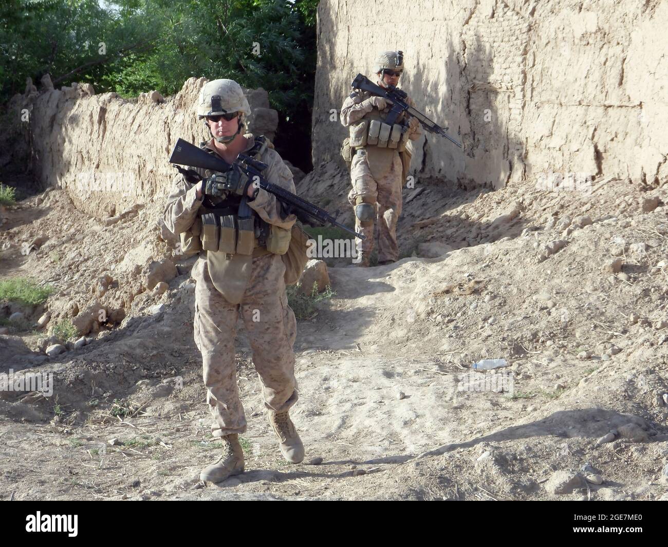 U.S. combat troops on patrol in Afghanistan Stock Photo - Alamy