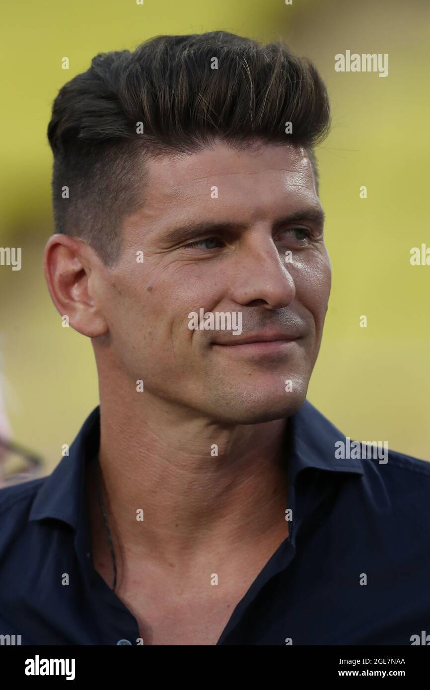 Monaco, Monaco, 17th August 2021. Former Bayern Munich striker Mario Gomez during the UEFA Champions League match at Stade Louis II, Monaco. Picture credit should read: Jonathan Moscrop / Sportimage Stock Photo