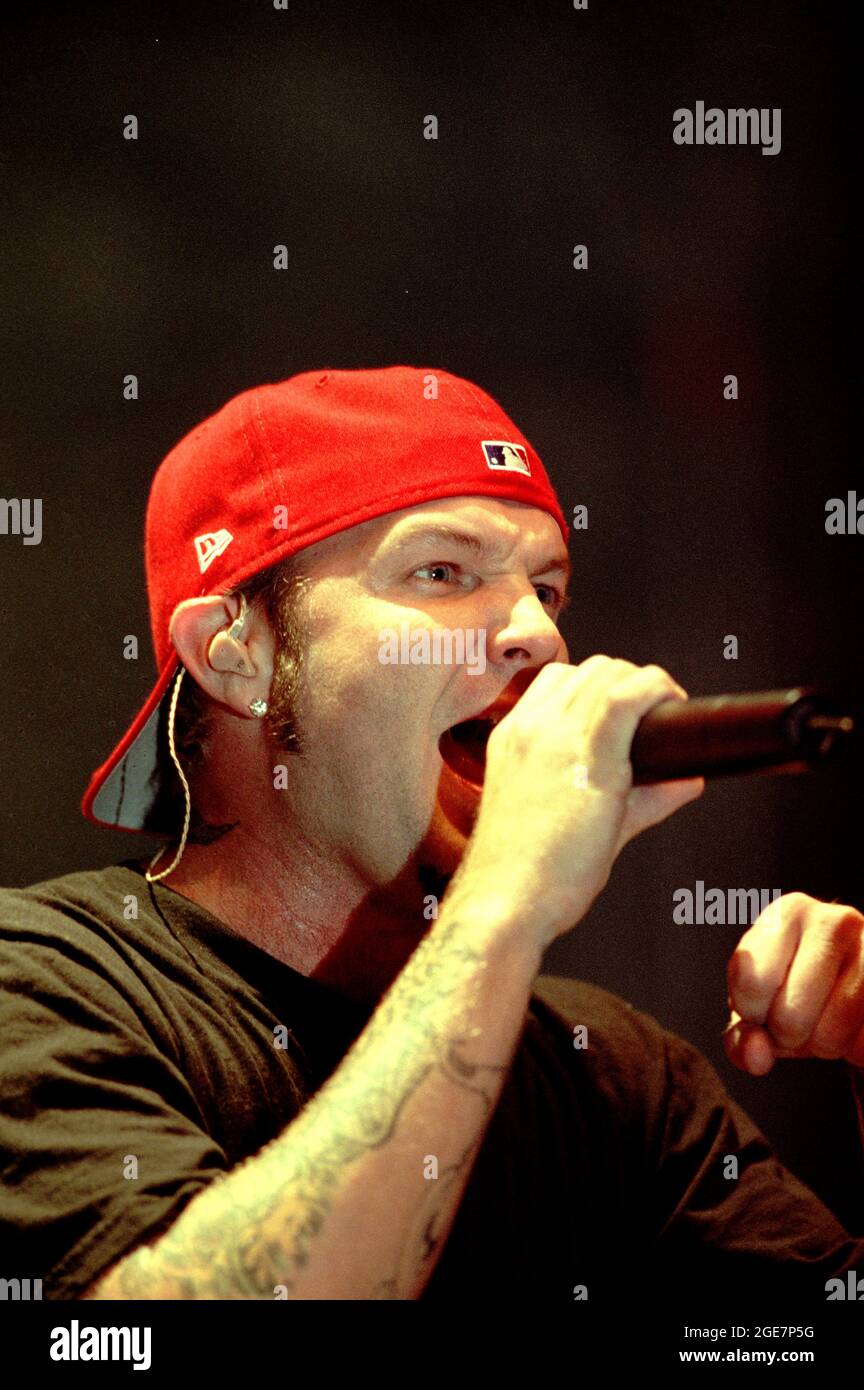 Bologna Italy 2000-09-03 : Live concert of the Limp Bizkit at the ...