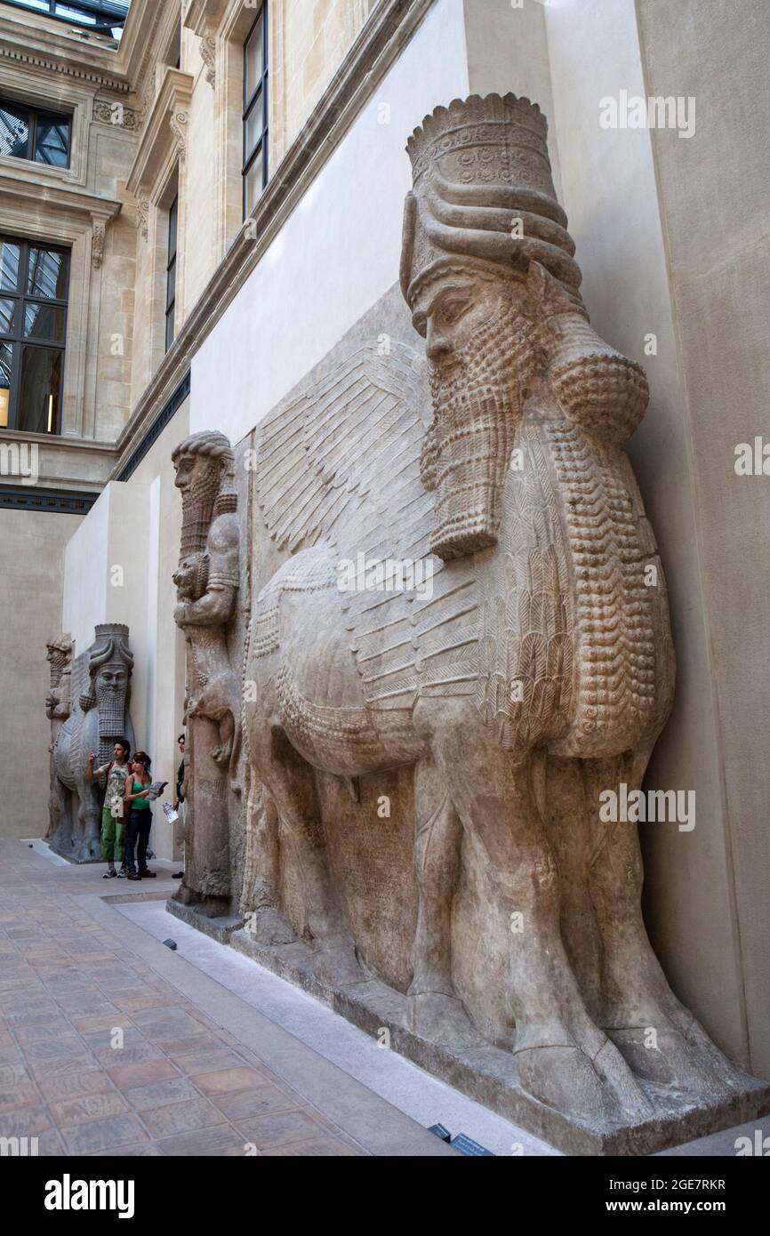 Artifact exhibited at the Louvre Museum in France Stock Photo Alamy