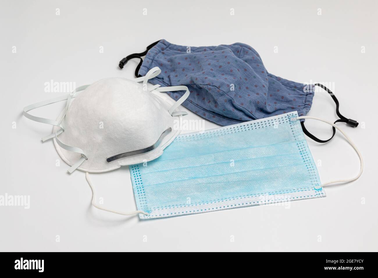N95, surgical and cloth face masks. Covid19 face mask choices