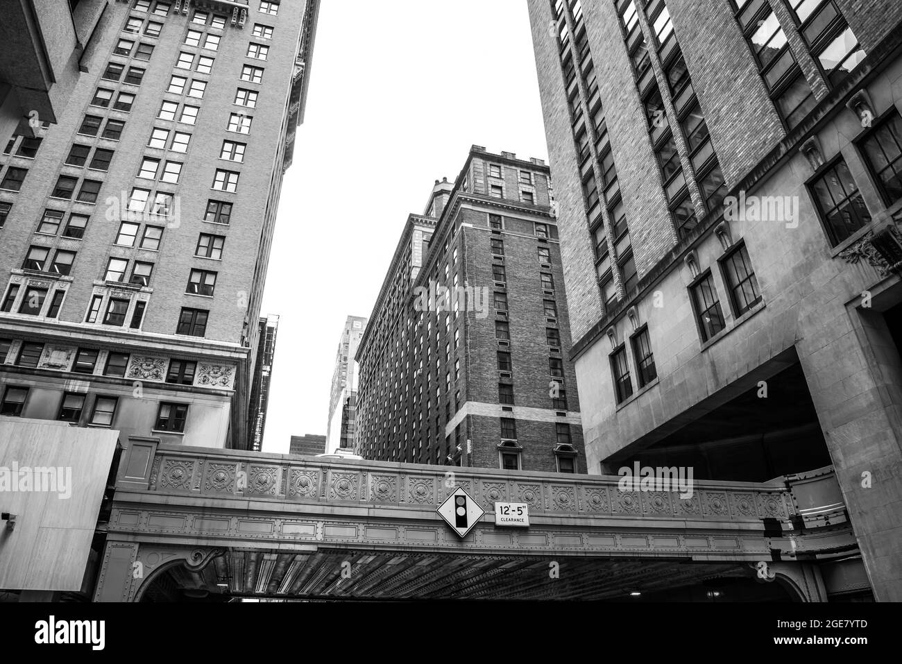 Concrete jungle in black and white Stock Photo Alamy