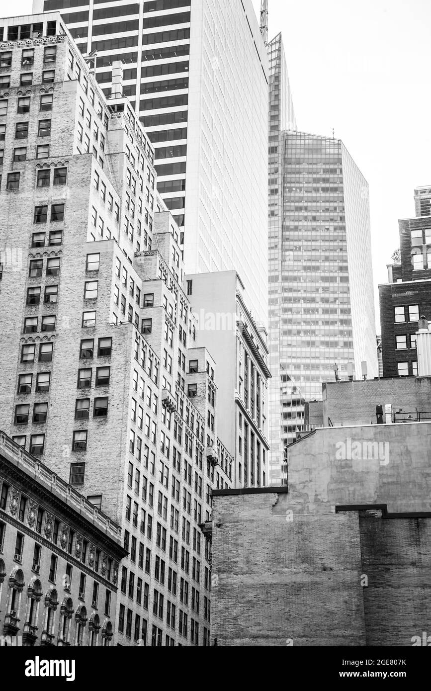 Concrete Jungle in black and white Stock Photo Alamy