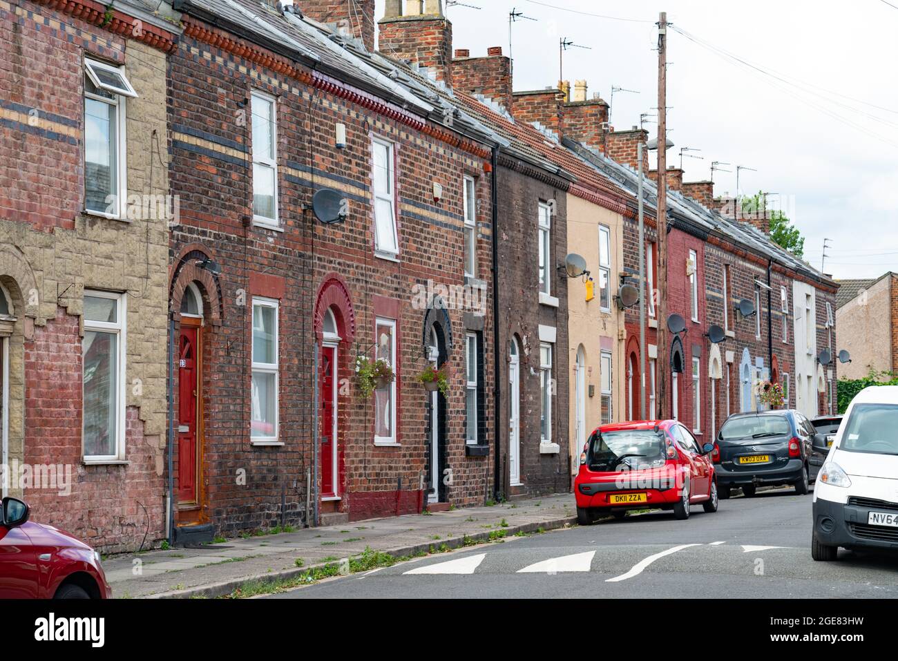 Roderick Road, a Welsh builder built street off Walton Village
