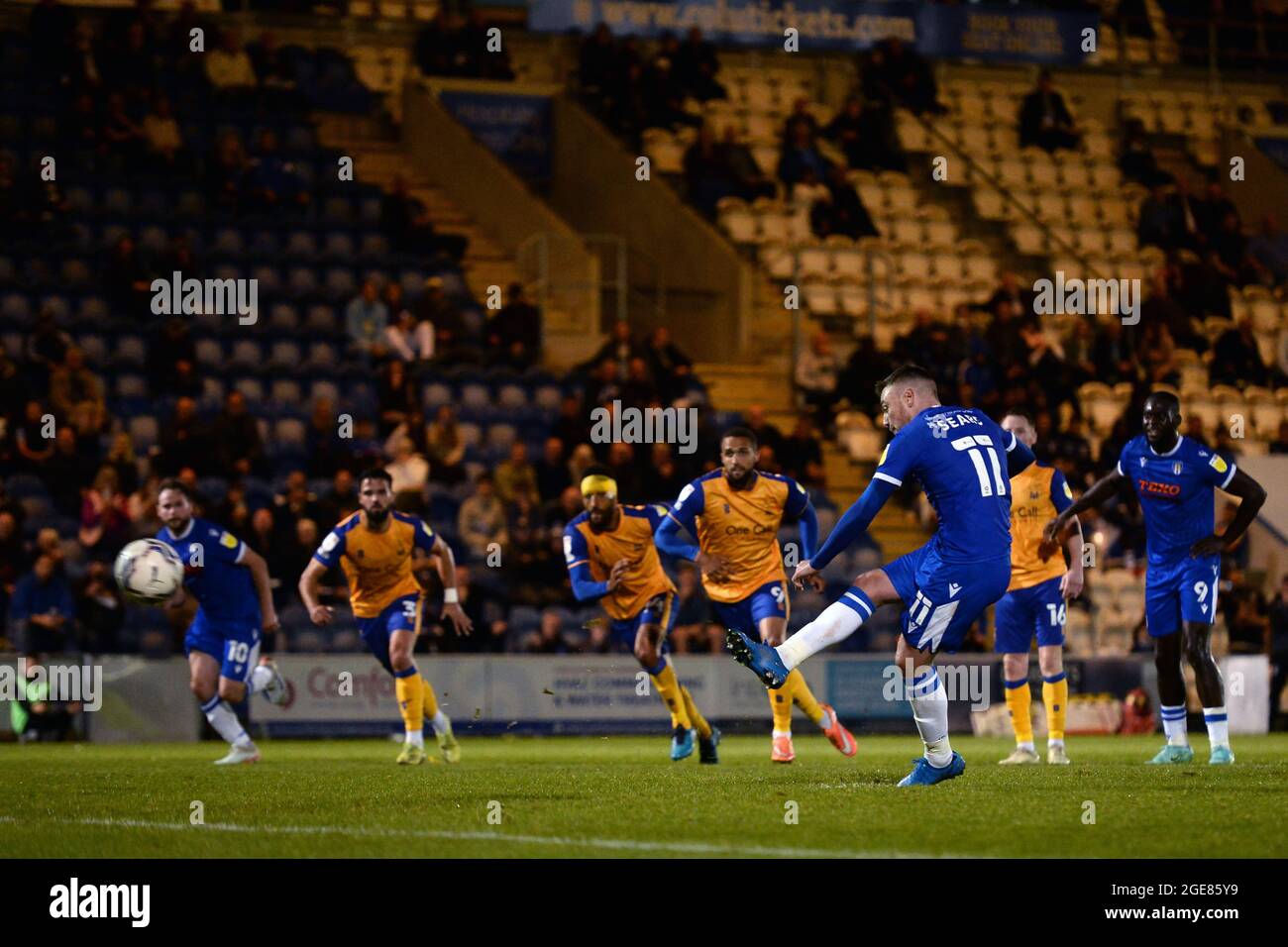 Freddie Sears Of Colchester United Scores His Sides First Goal To Make freddie-sears-of-colchester-united-scores-his-sides-first-goal-to-make