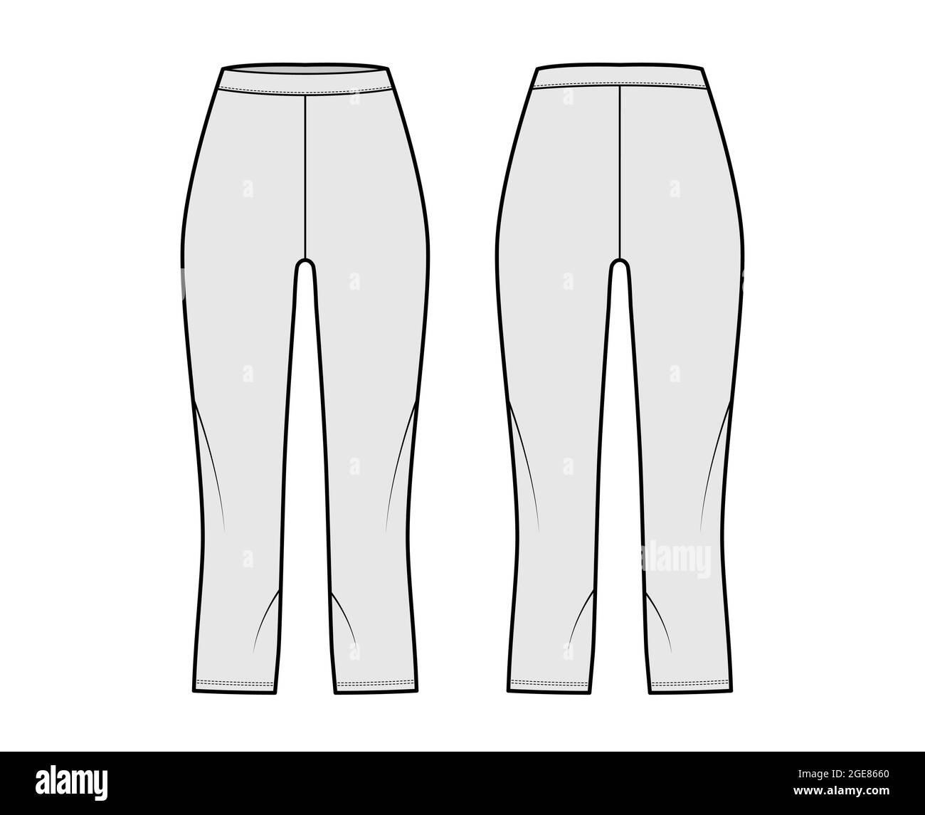 White leggins Stock Vector Images - Alamy