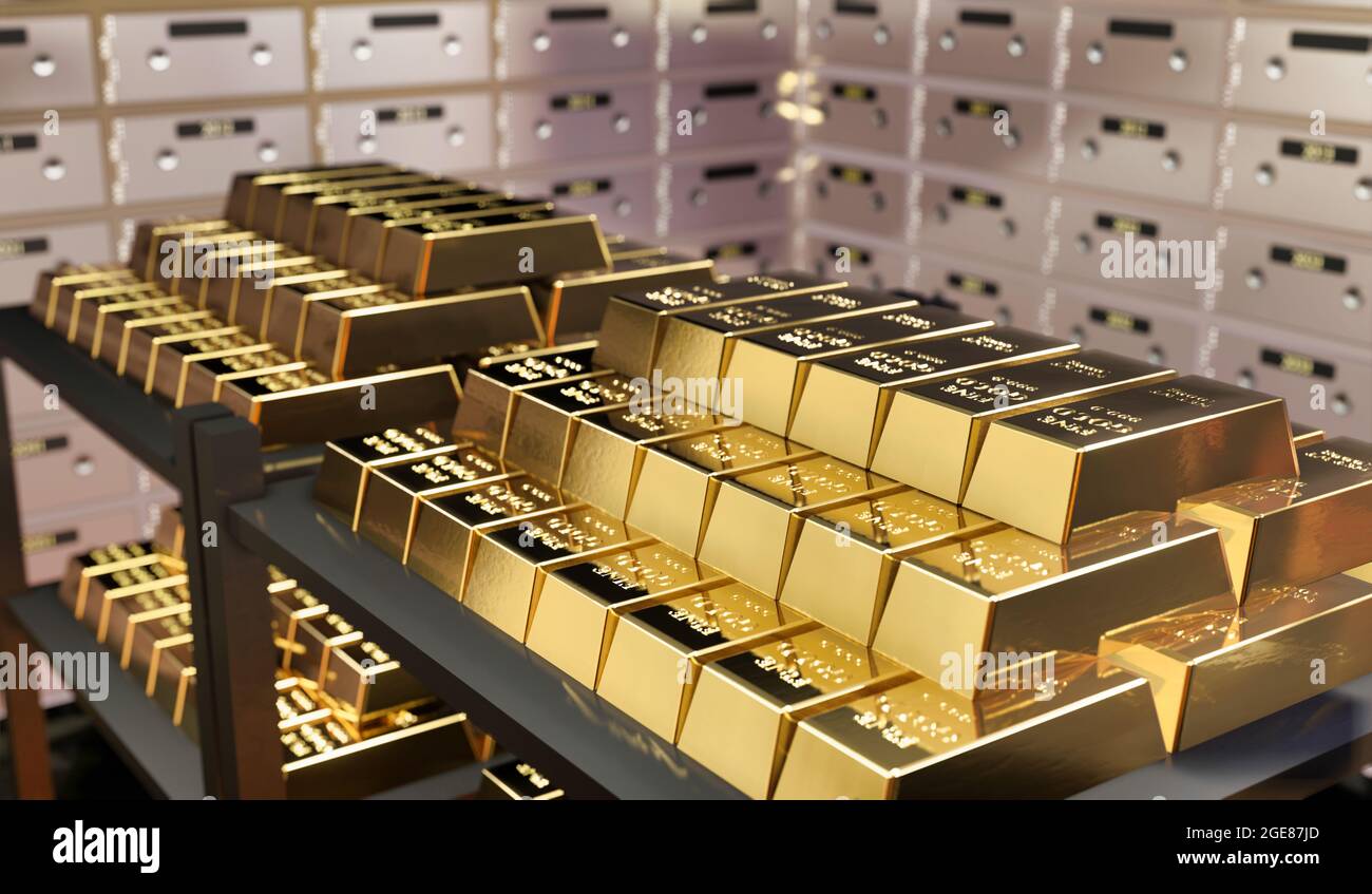 Gold - Visualized in Bullion Bars