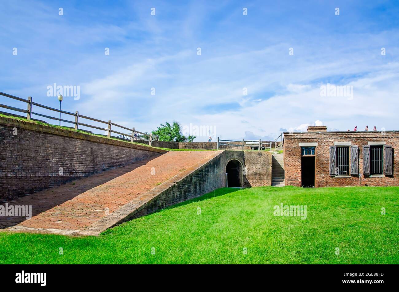 Fort gaines gun ramp hi-res stock photography and images - Alamy