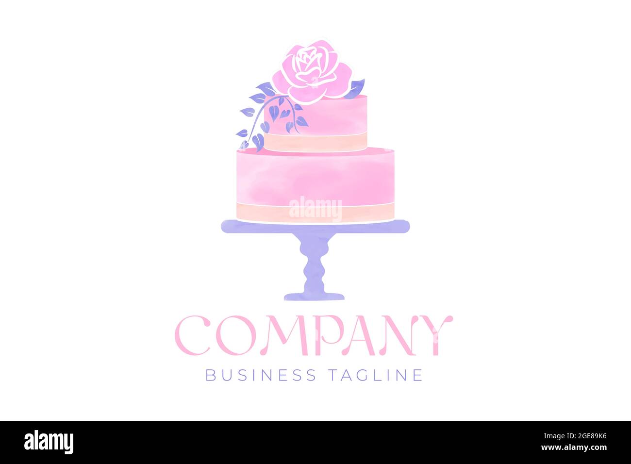 Watercolor Cakes Logo Vector Images (over 180)