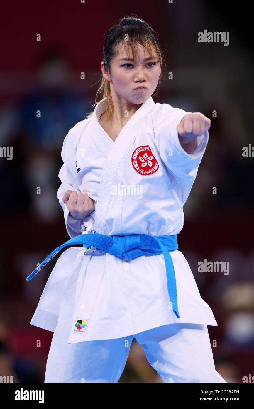 Tokyo, Japan. 5th Aug, 2021. Lau Mo Sheung Grace (HKG) Karate Women's