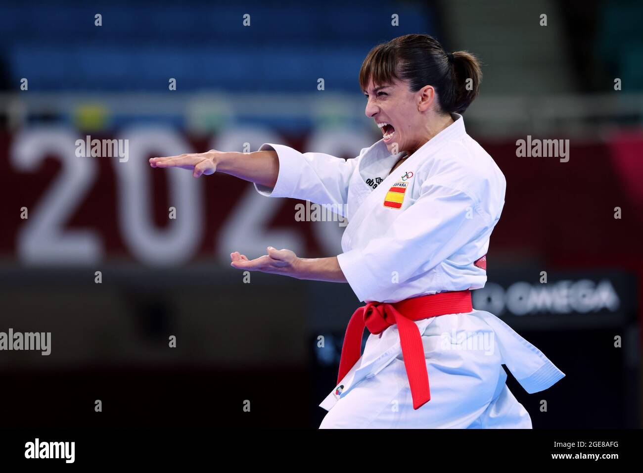 Tokyo, Japan. 5th Aug, 2021. Sandra Sanchez Jaime (ESP) Karate Women's Kata Ranking Round