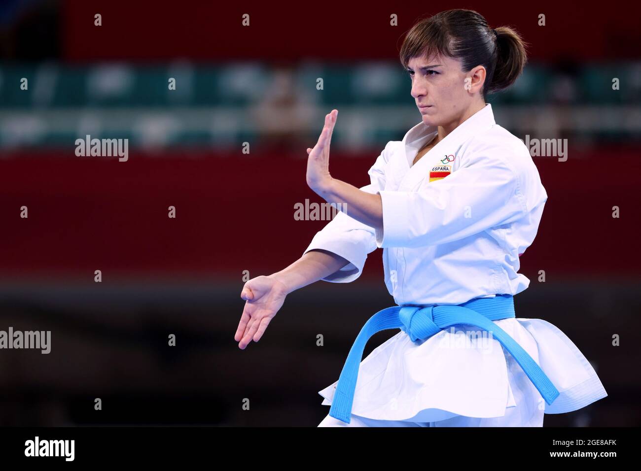Tokyo, Japan. 5th Aug, 2021. Sandra Sanchez Jaime (ESP) Karate Women's Kata Elimination Round