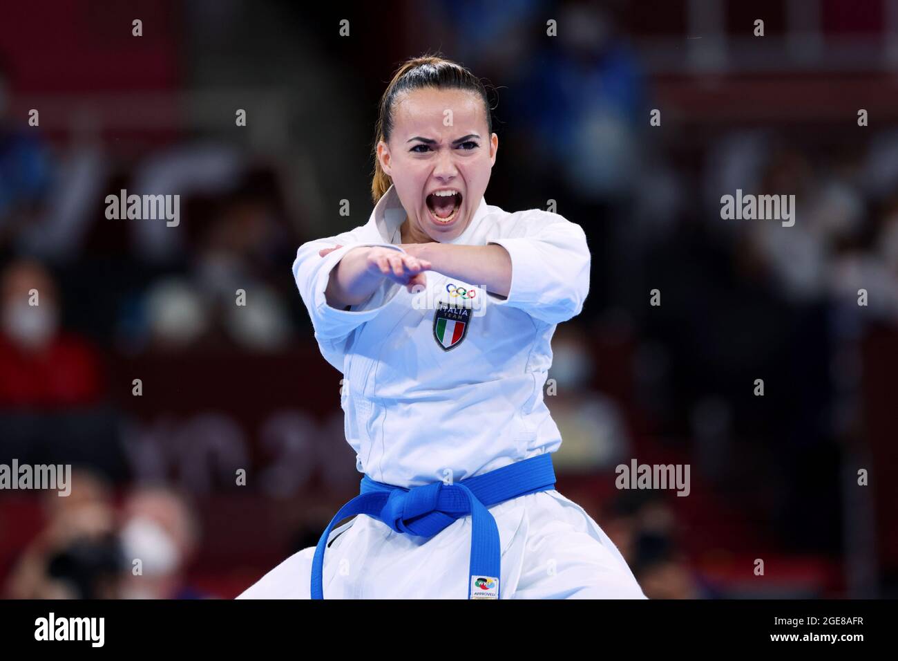Tokyo, Japan. 5th Aug, 2021. Viviana Bottaro (ITA) Karate Women's Kata 3rd place bout during