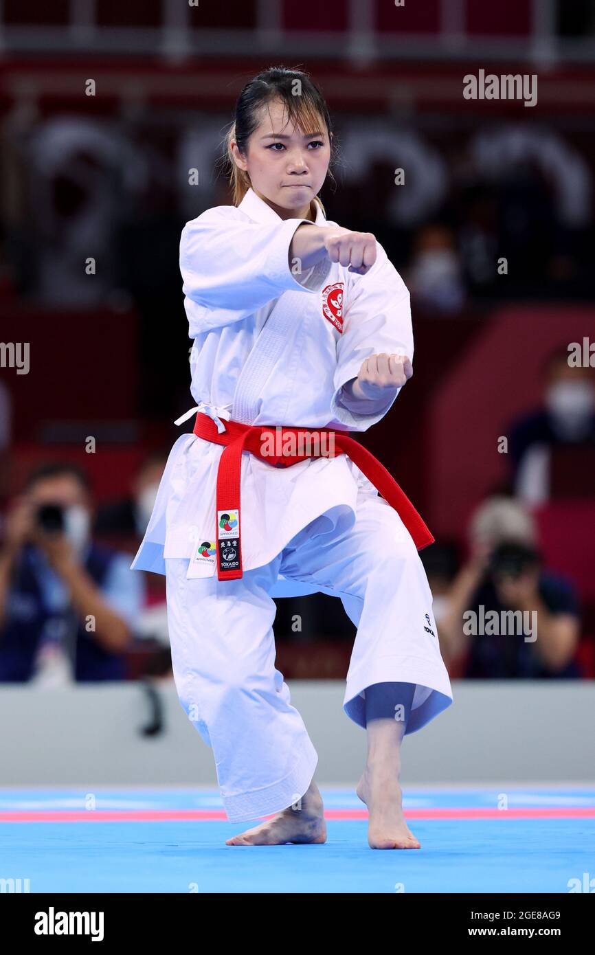 Tokyo, Japan. 5th Aug, 2021. Lau Mo Sheung Grace (HKG) Karate Women's Kata Elimination Round