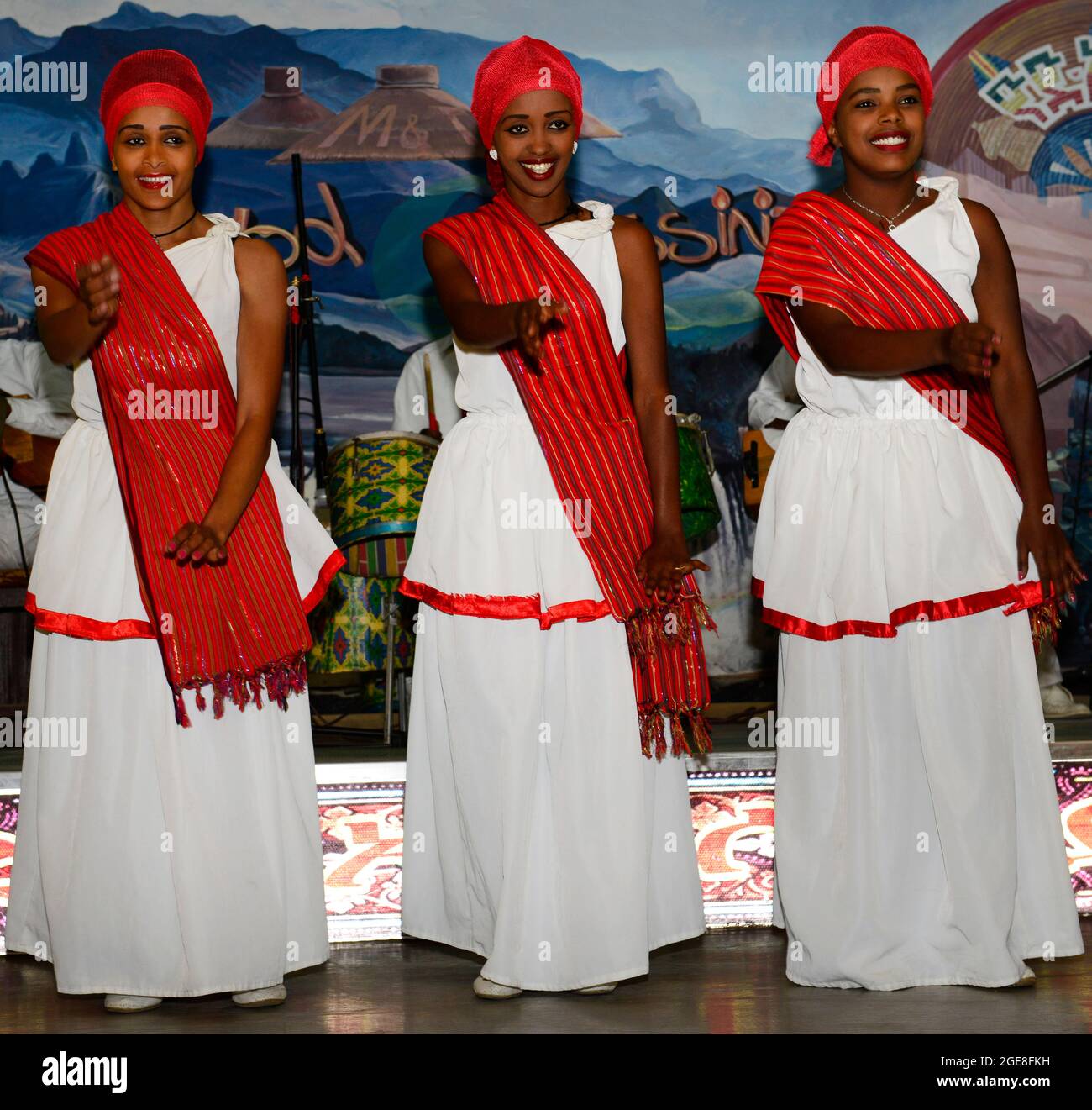Traditional Amharic dancing show at the Yod Abyssinia traditional