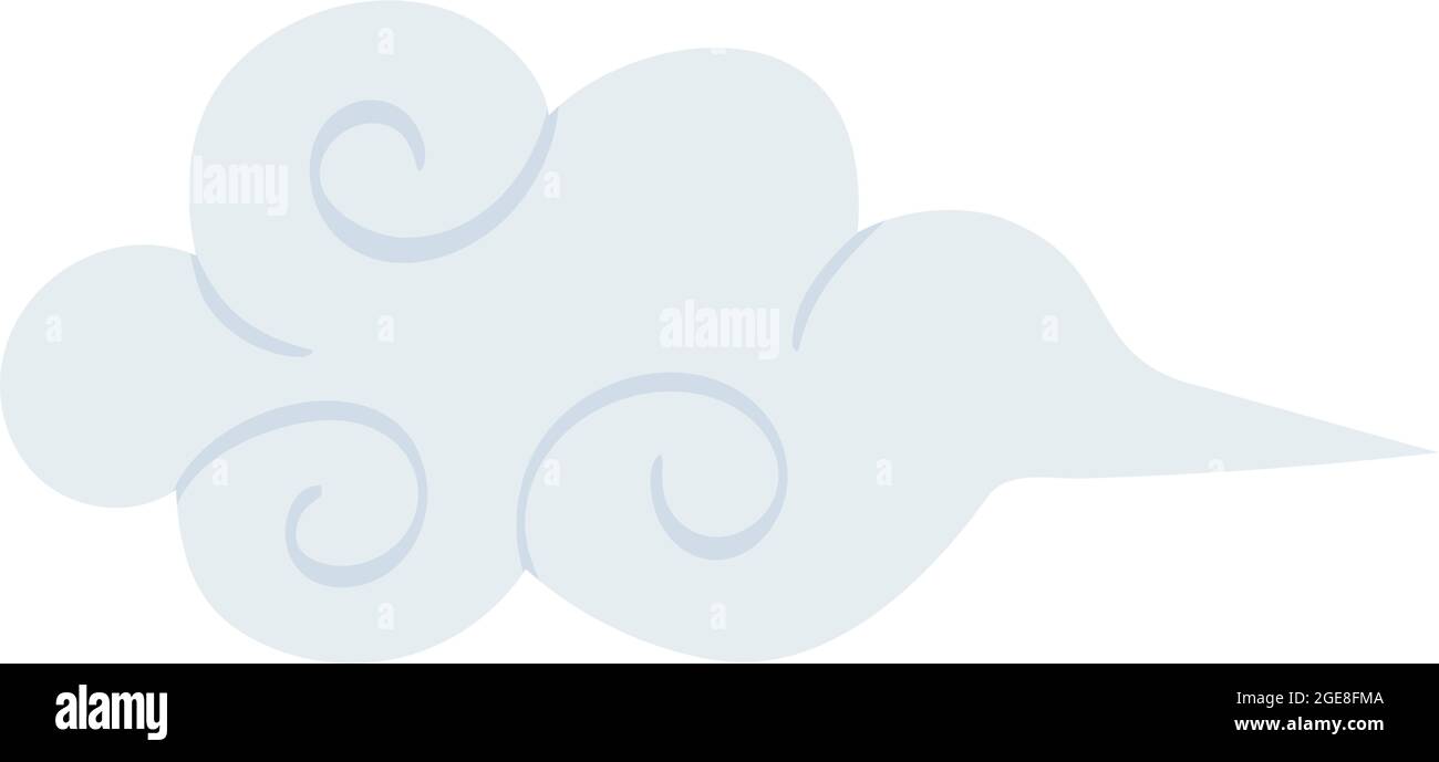 Curly cloud shape Cut Out Stock Images & Pictures - Alamy