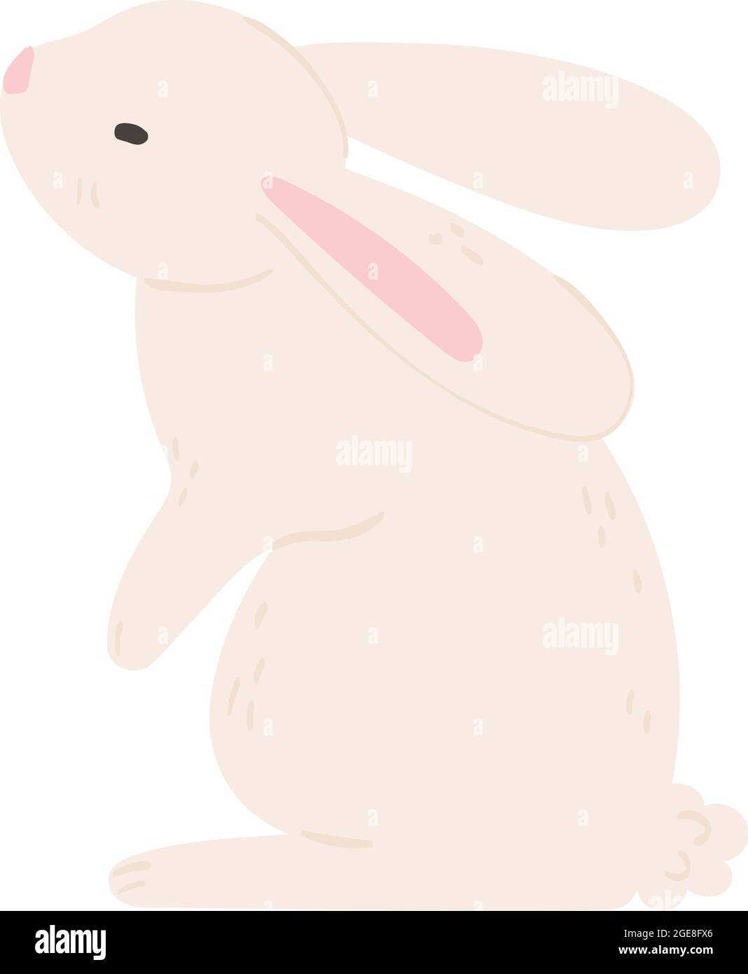 cute rabbit animal Stock Vector Image & Art - Alamy