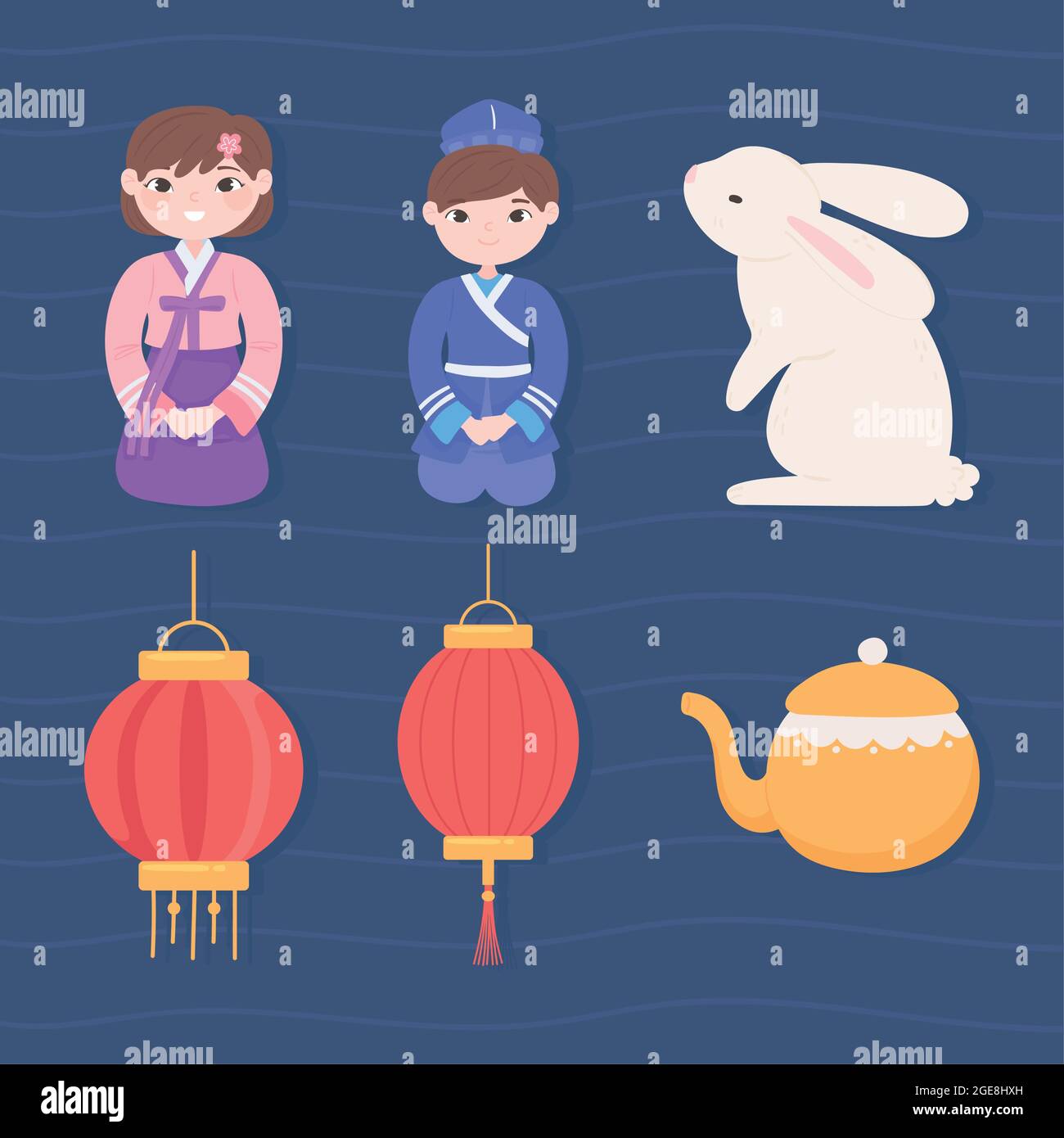 korean culture set Stock Vector Image & Art - Alamy