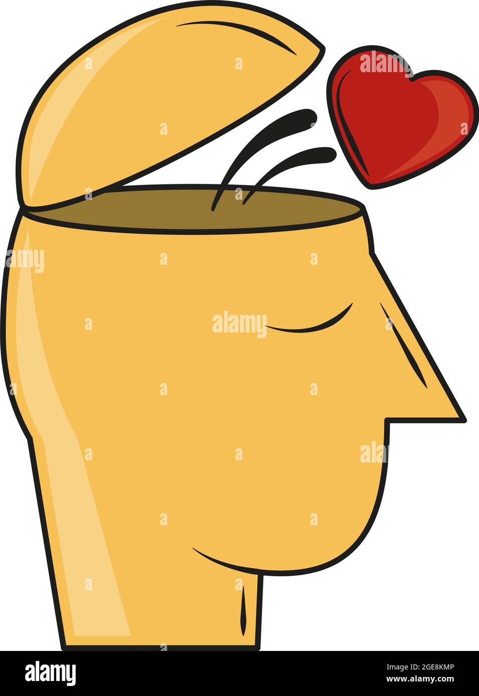 life skills feelings Stock Vector