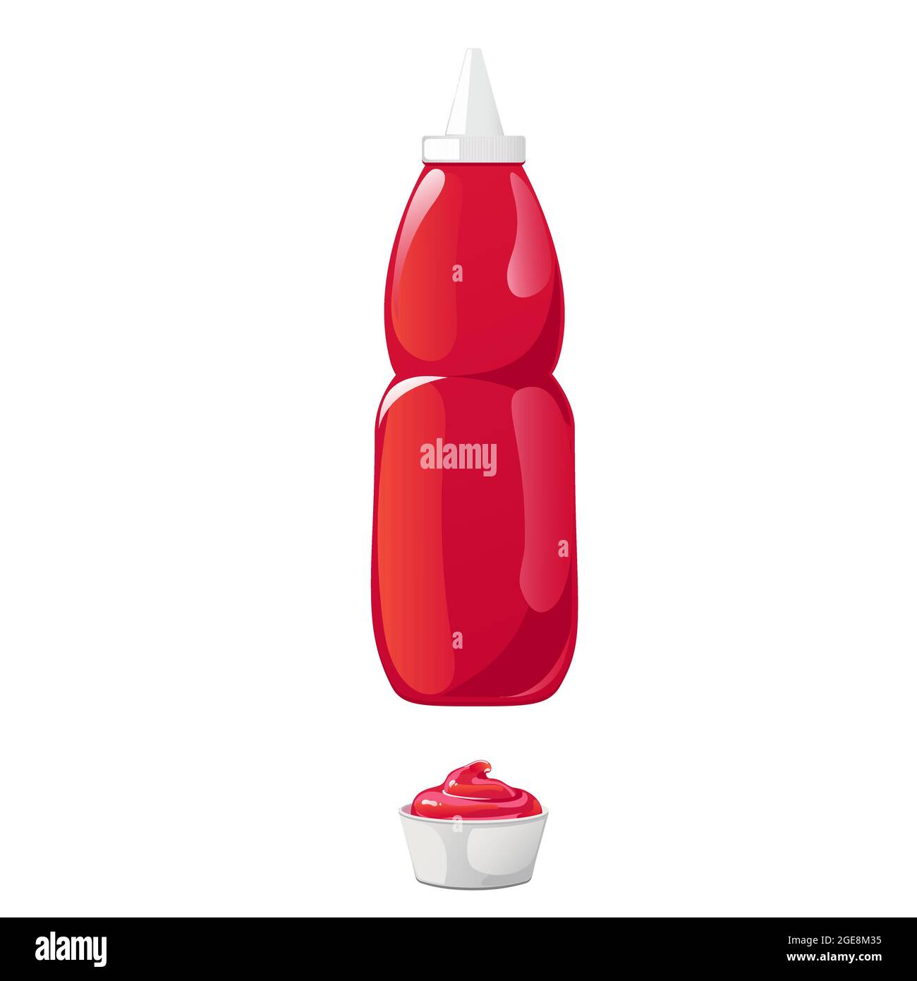 Cartoon ketchup bottle hi-res stock photography and images - Alamy