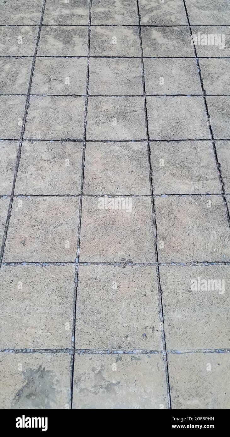 Floor tiles cement street background Stock Photo Alamy
