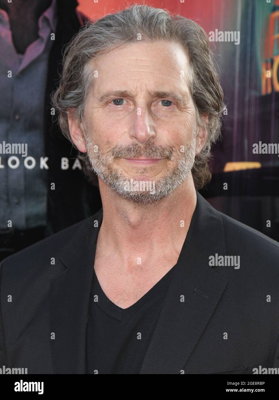 Hollywood, US, August 17, 2021. Aaron Ryde arrives at the Warner Bros ...