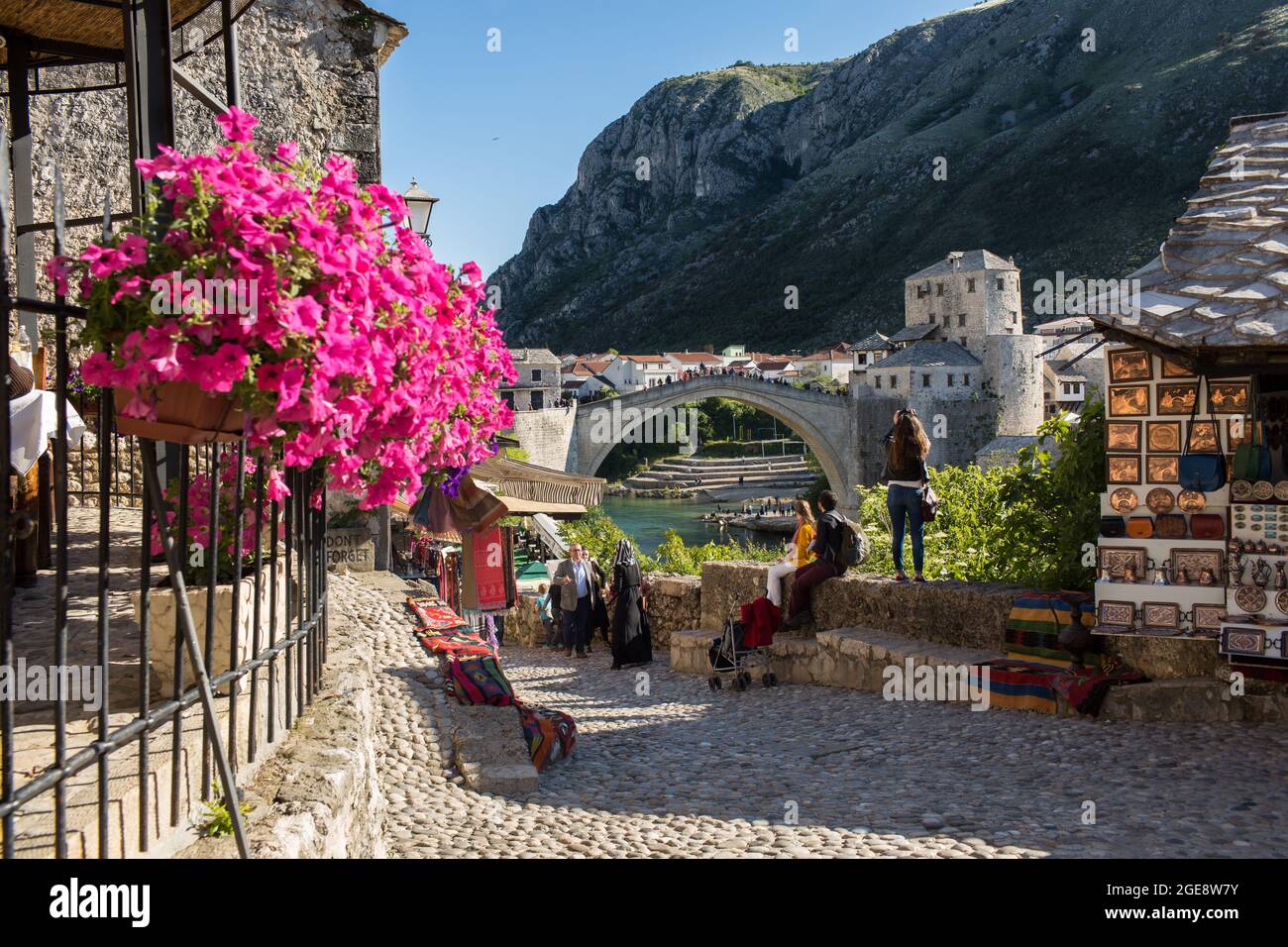 Scenic view of an Old Bridge with the background of hills in Bosnia and Herzegovina Stock Photo - Alamy Scenic view of an Old Bridge with the background of hills in Bosnia and Herzegovina Stock Photo - Alamy