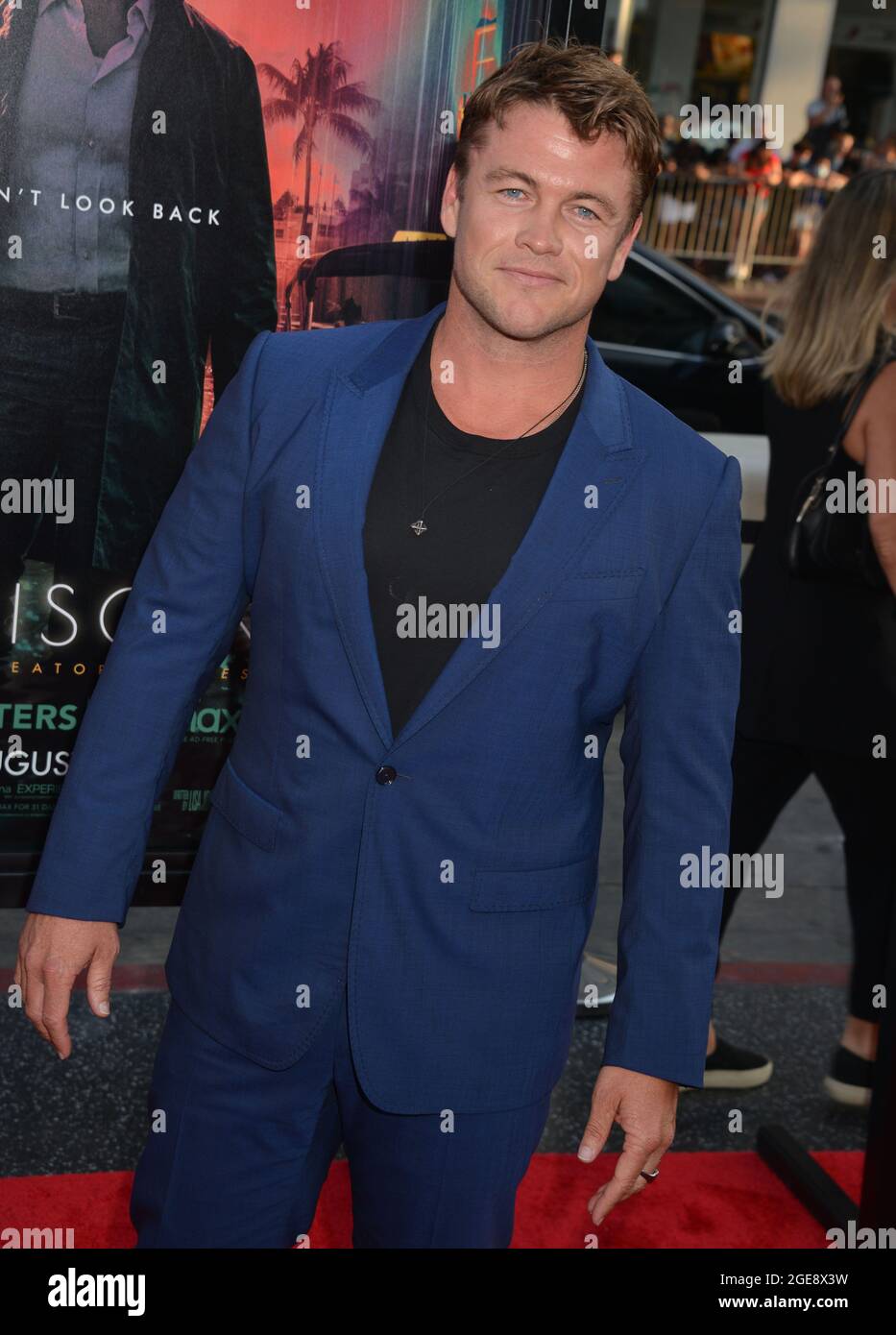 Los Angeles, USA. 18th Aug, 2021. Luke Hemsworth 062 arrives at Warner Bros. Pictures 'Reminiscence' Los Angeles Premiere at TCL Chinese Theatre on August 17, 2021 in Hollywood, California Credit: Tsuni/USA/Alamy Live News Stock Photo