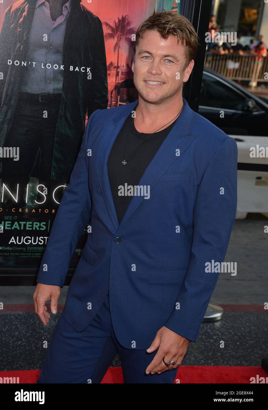 Los Angeles, USA. 18th Aug, 2021. Luke Hemsworth 061 arrives at Warner Bros. Pictures 'Reminiscence' Los Angeles Premiere at TCL Chinese Theatre on August 17, 2021 in Hollywood, California Credit: Tsuni/USA/Alamy Live News Stock Photo