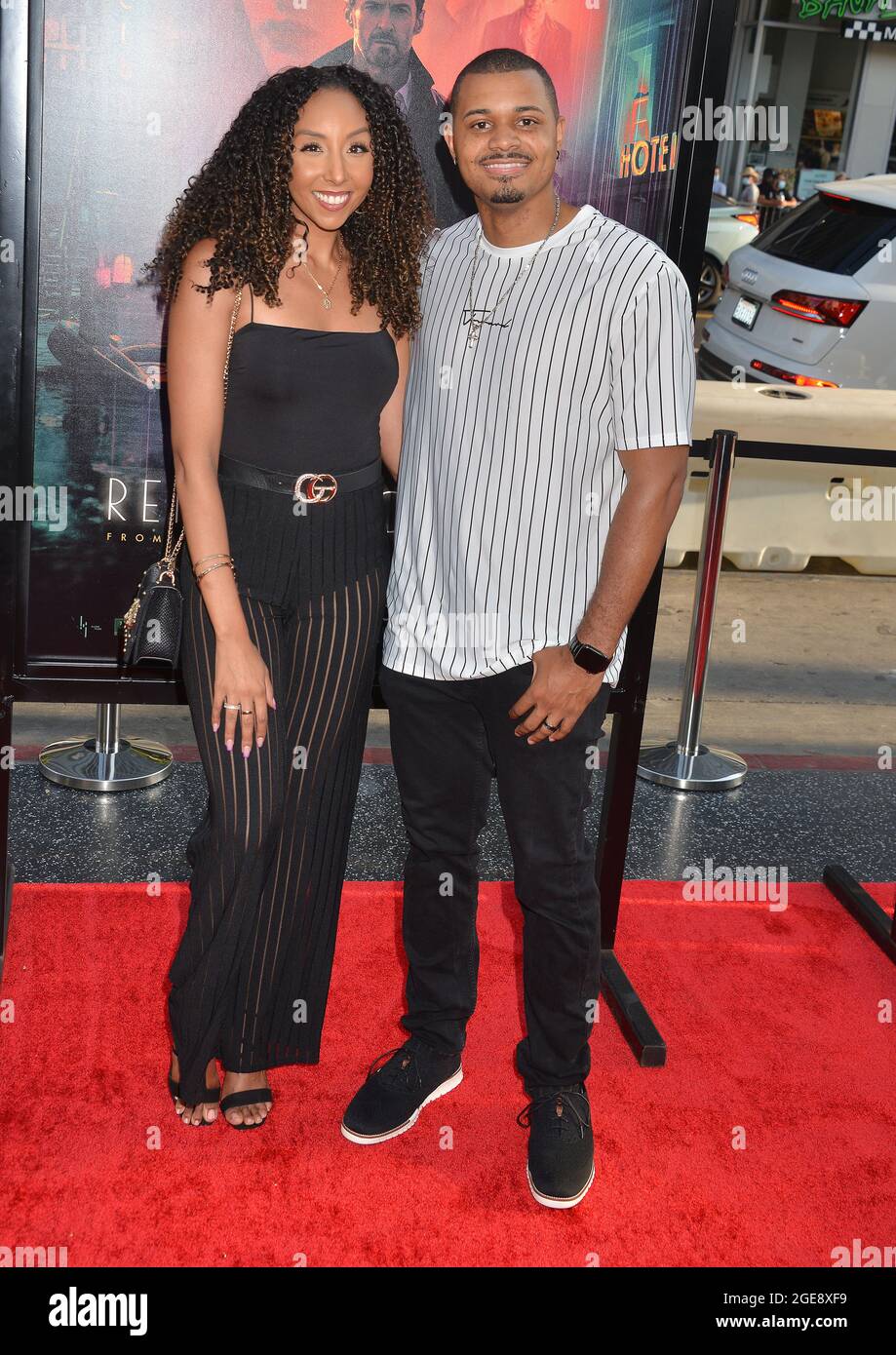 Los Angeles, USA. 18th Aug, 2021. Royce Adkins and Bianca Adkins 145 arrives at Warner Bros. Pictures 'Reminiscence' Los Angeles Premiere at TCL Chinese Theatre on August 17, 2021 in Hollywood, California Credit: Tsuni/USA/Alamy Live News Stock Photo