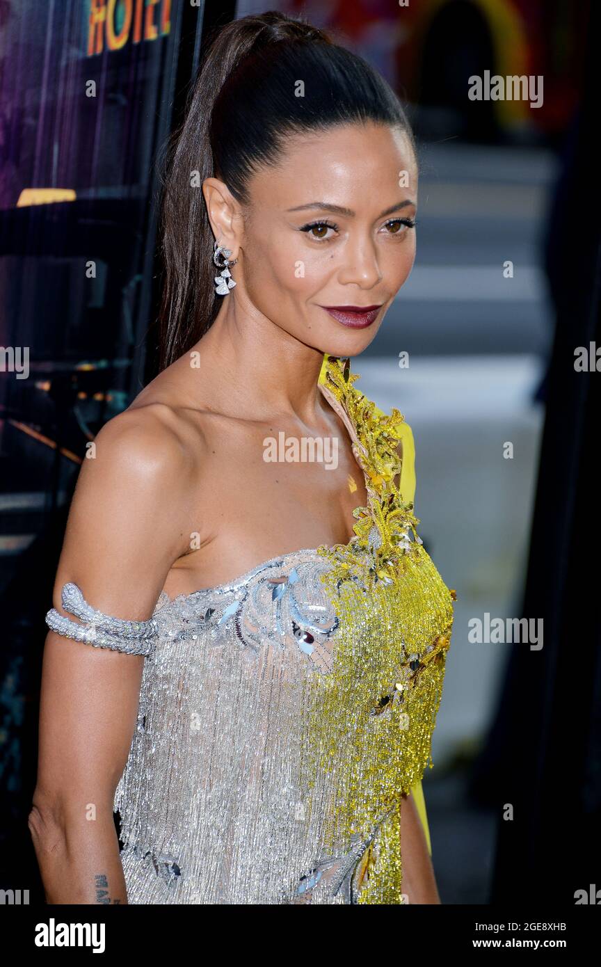 Los Angeles, USA. 18th Aug, 2021. Thandiwe Newton 039 arrives at Warner