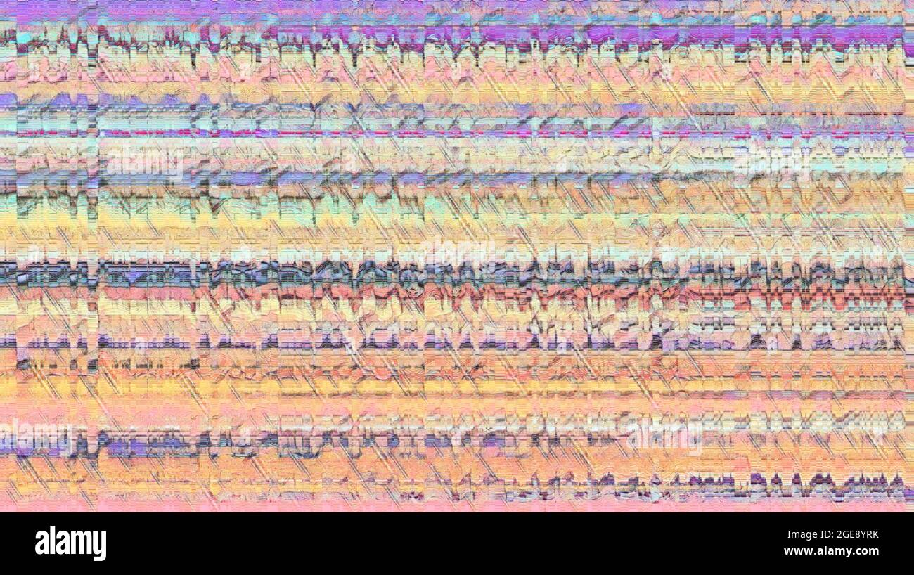 Illustration of a colorful horizontally striped abstract pattern Stock ...