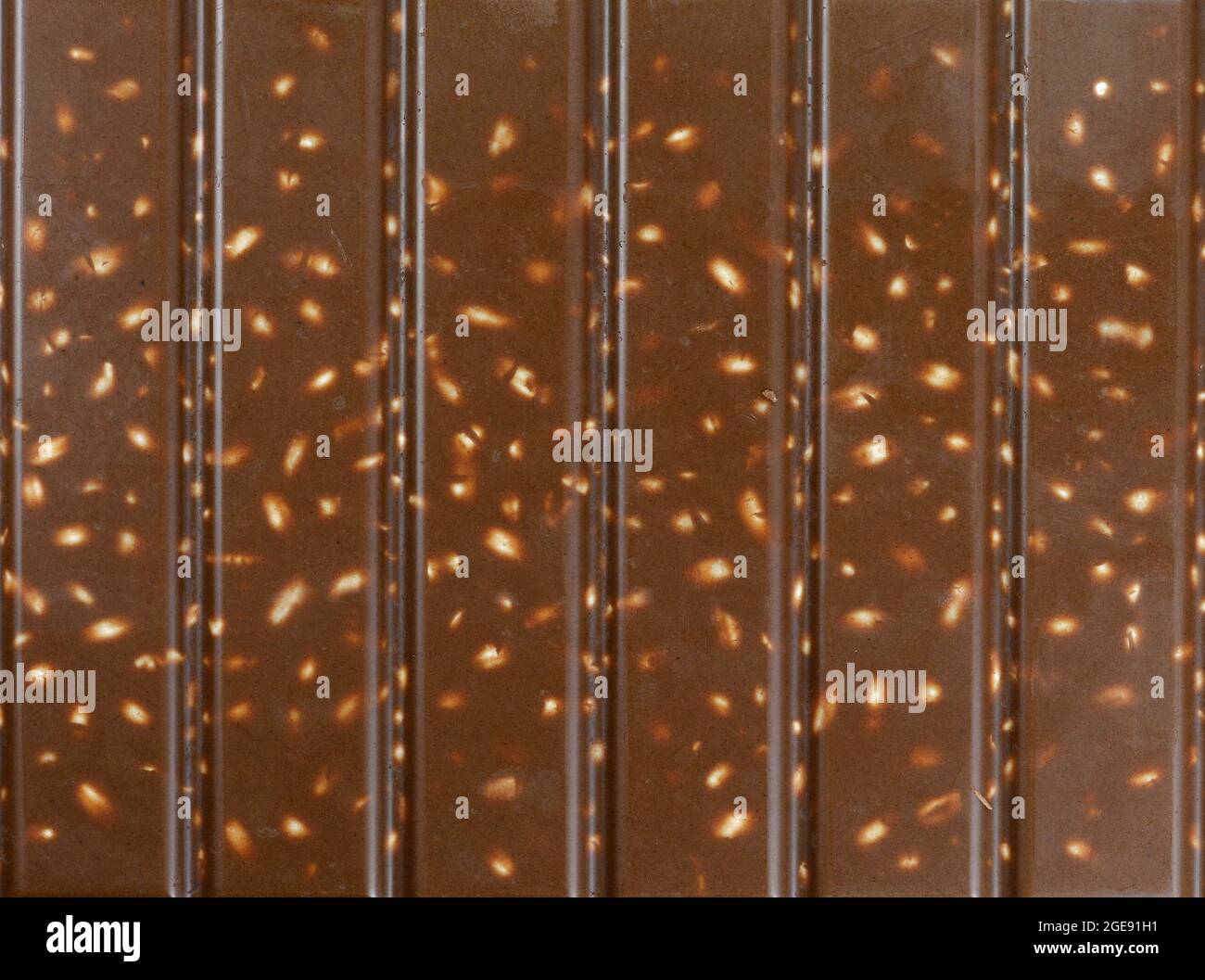 Chocolate with puffed rice, texture, background Stock Photo - Alamy