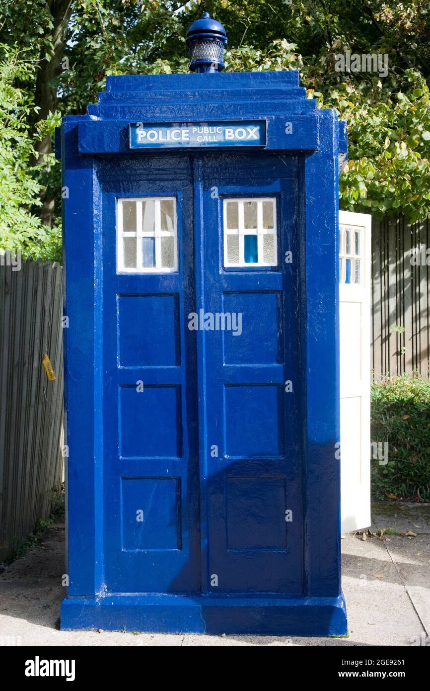 Police Call Box & Also Known As Dr Who's Tardis At The Avoncroft Museum ...