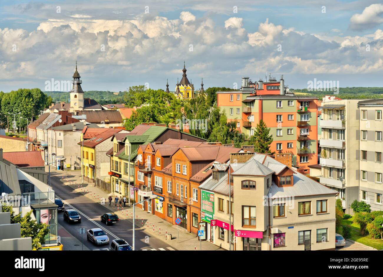 Tomaszow Lubelski, Poland, HDR Image Stock Photo