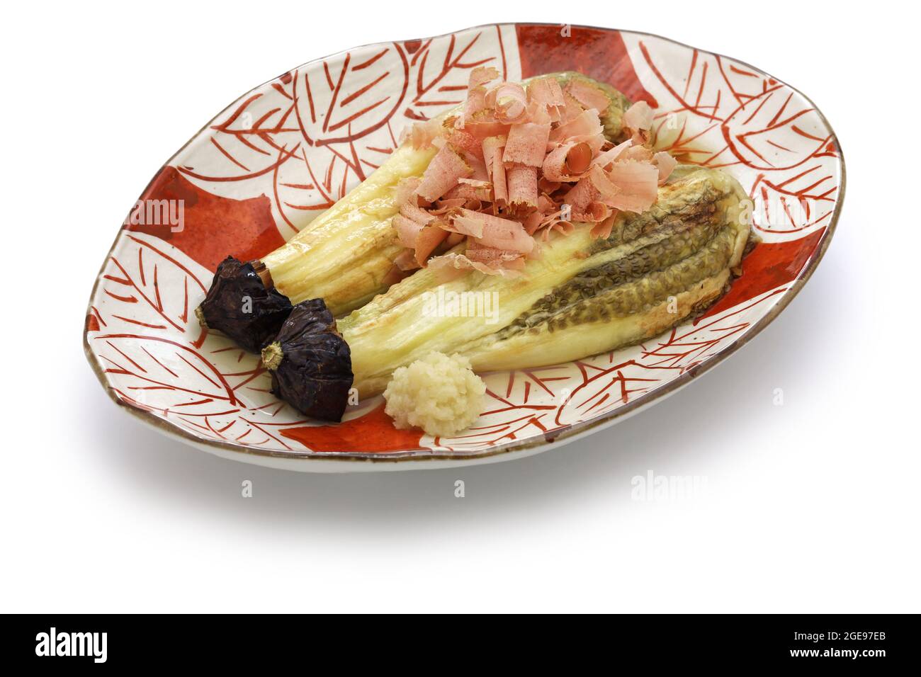 Yaki Nasu, grilled eggplant, japanese cuisine Stock Photo Alamy