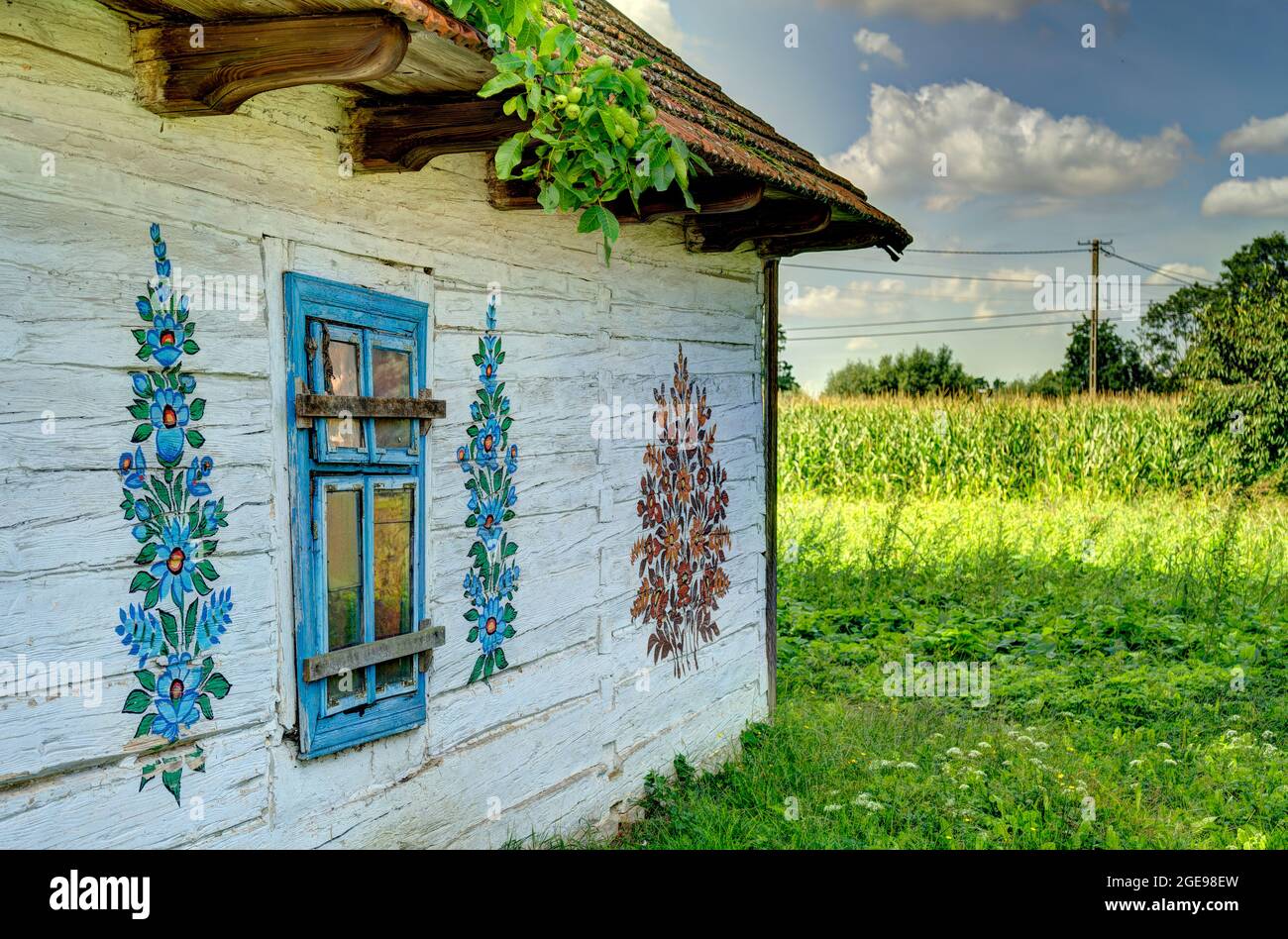 Zalipie, Poland, HDR Image Stock Photo