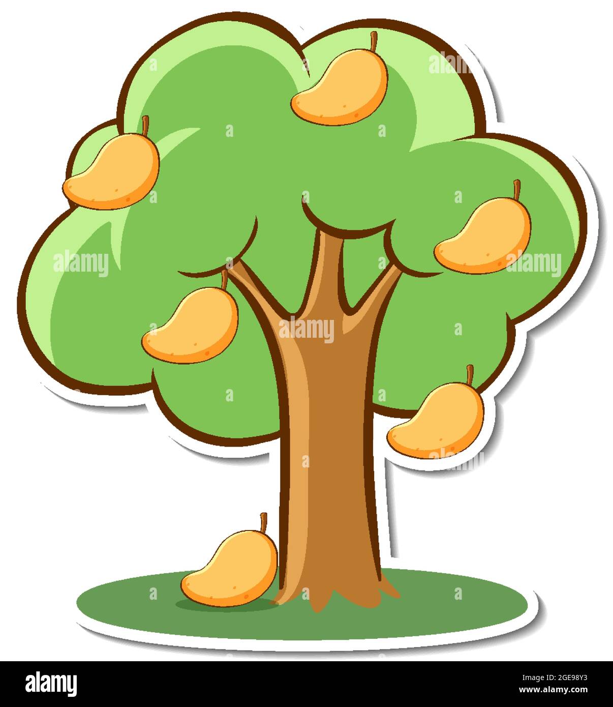 Mango tree painting Vectors & Illustrations for Free Download | Freepik-saigonsouth.com.vn