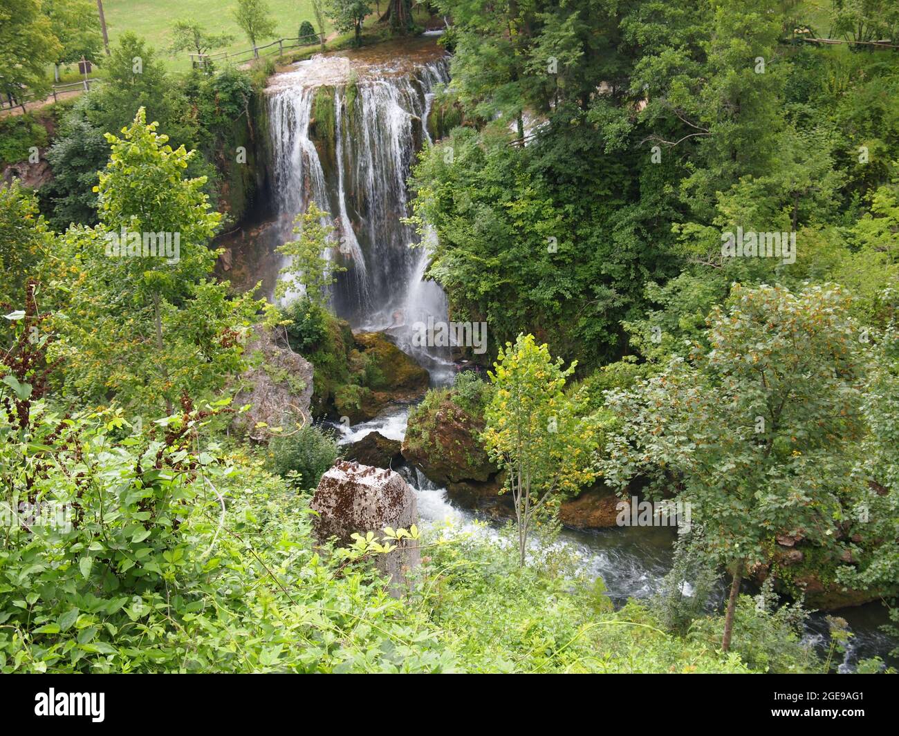 Hrvoje's waterfall (Rastoke, Slunj, Karlovac County, Croatia) Stock Photo