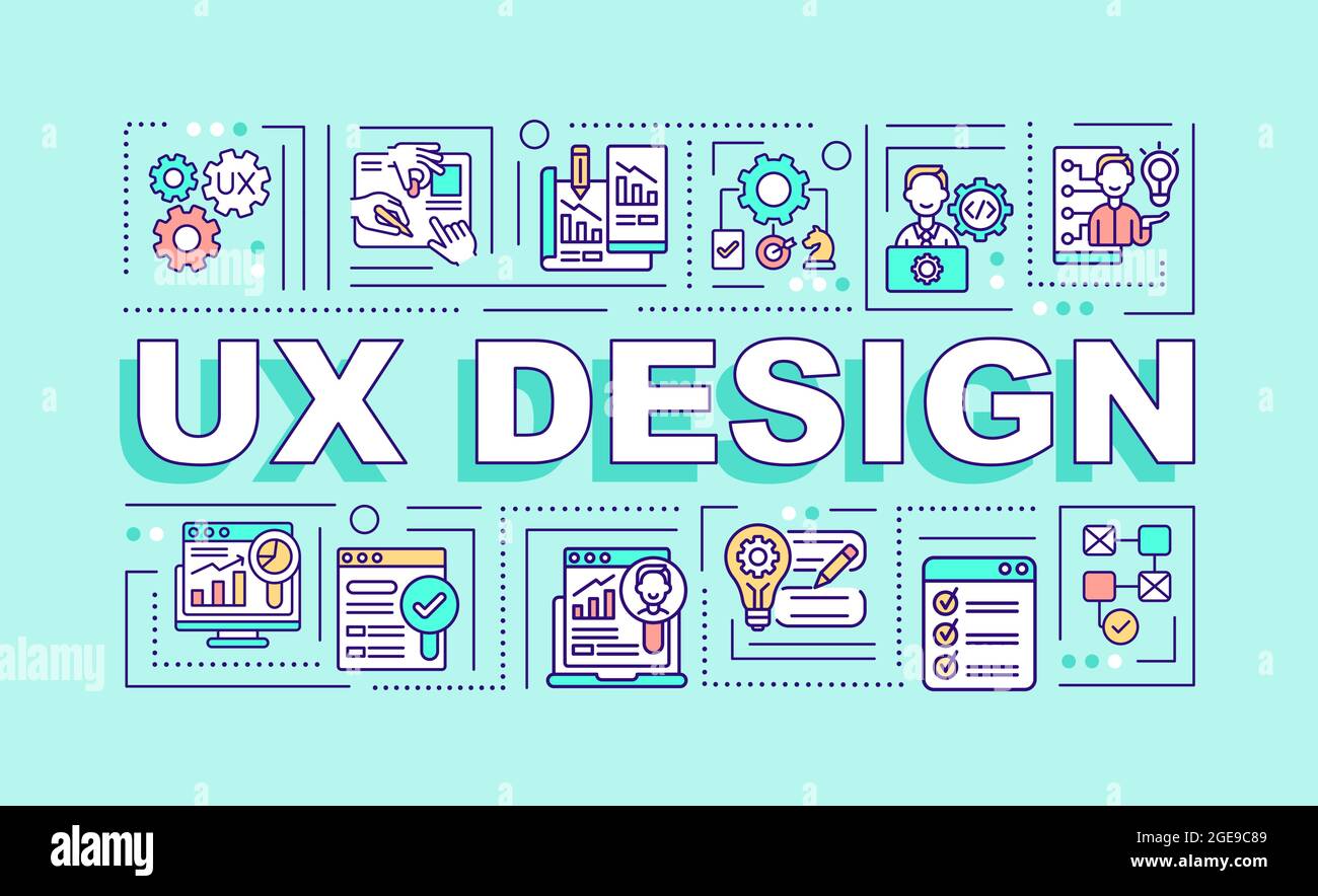 UX design word concepts banner Stock Vector Image & Art - Alamy
