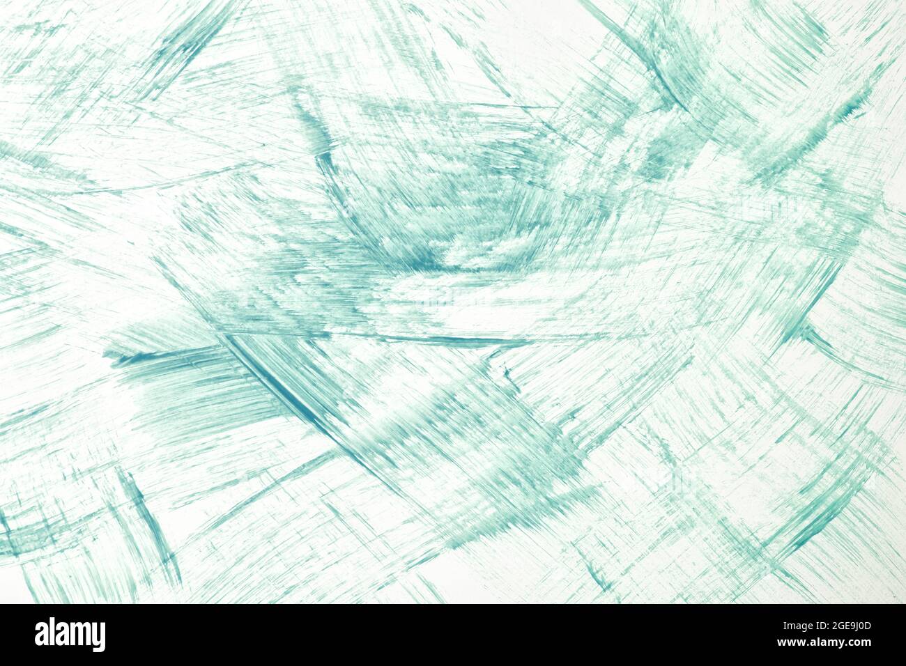 Abstract art background light green and white colors. Watercolor ...
