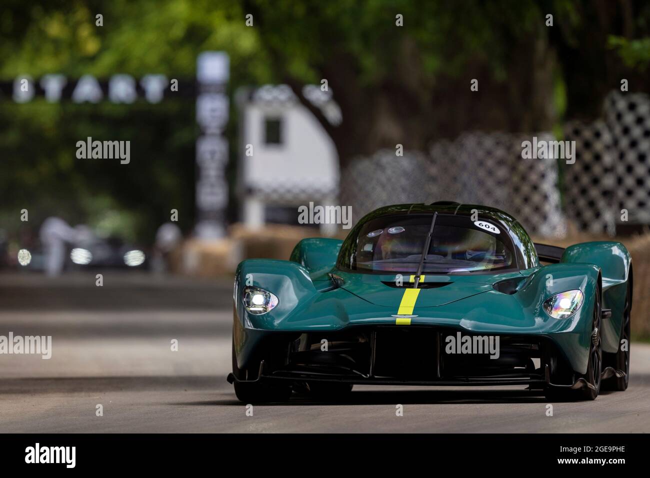 Aston Martin Valkyrie Hypercar at the Goodwood Festival of Speed. Stock Photo
