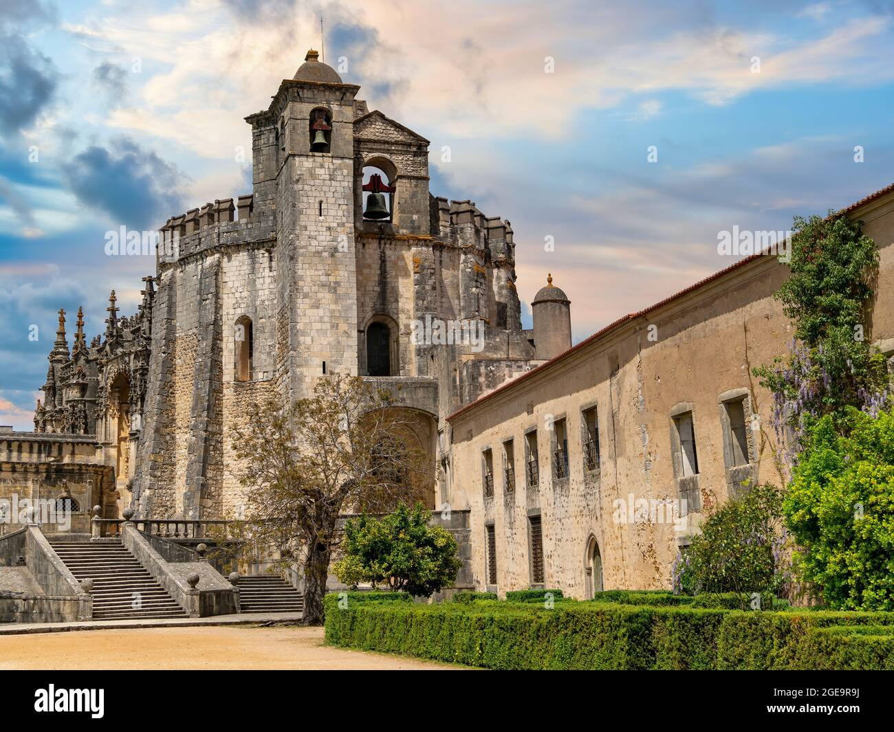 Tomar, Portugal - April 2018: The Convent of the Order of Christ is a ...