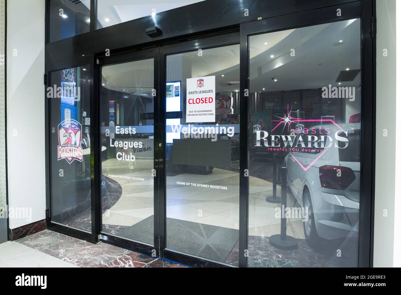 The entrance leagues club hires stock